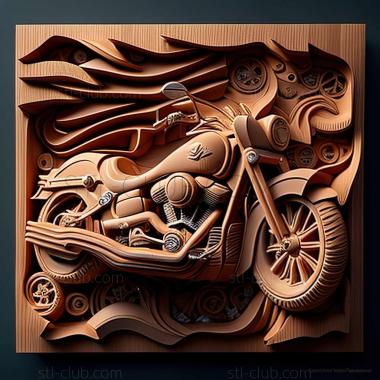 3D мадэль Harley Davidson Switchback (STL)